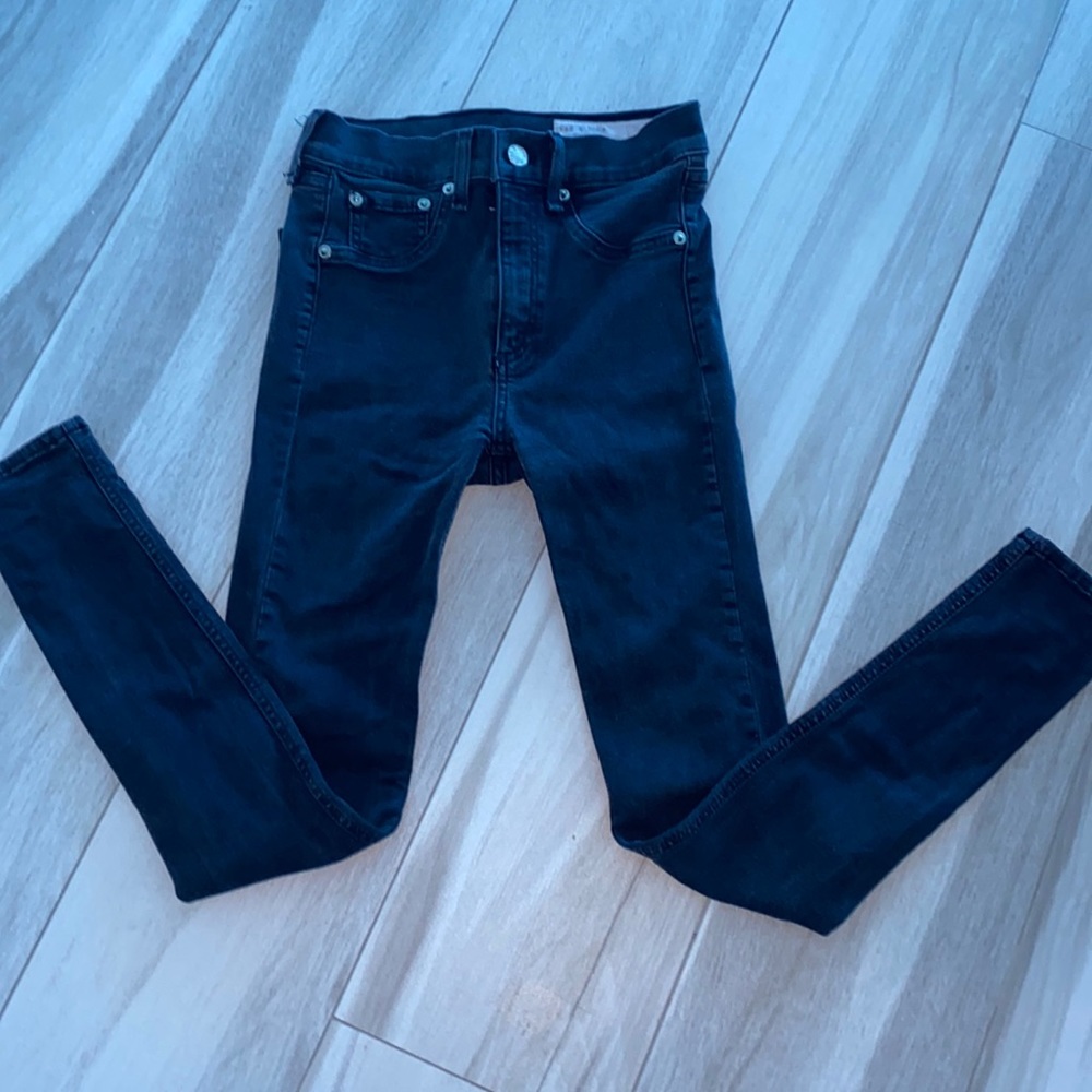 RAG & BONE HIGH RISE SKINNY JEANS 25